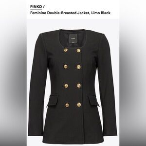 Pinko Double Breasted Blazer sz IT40